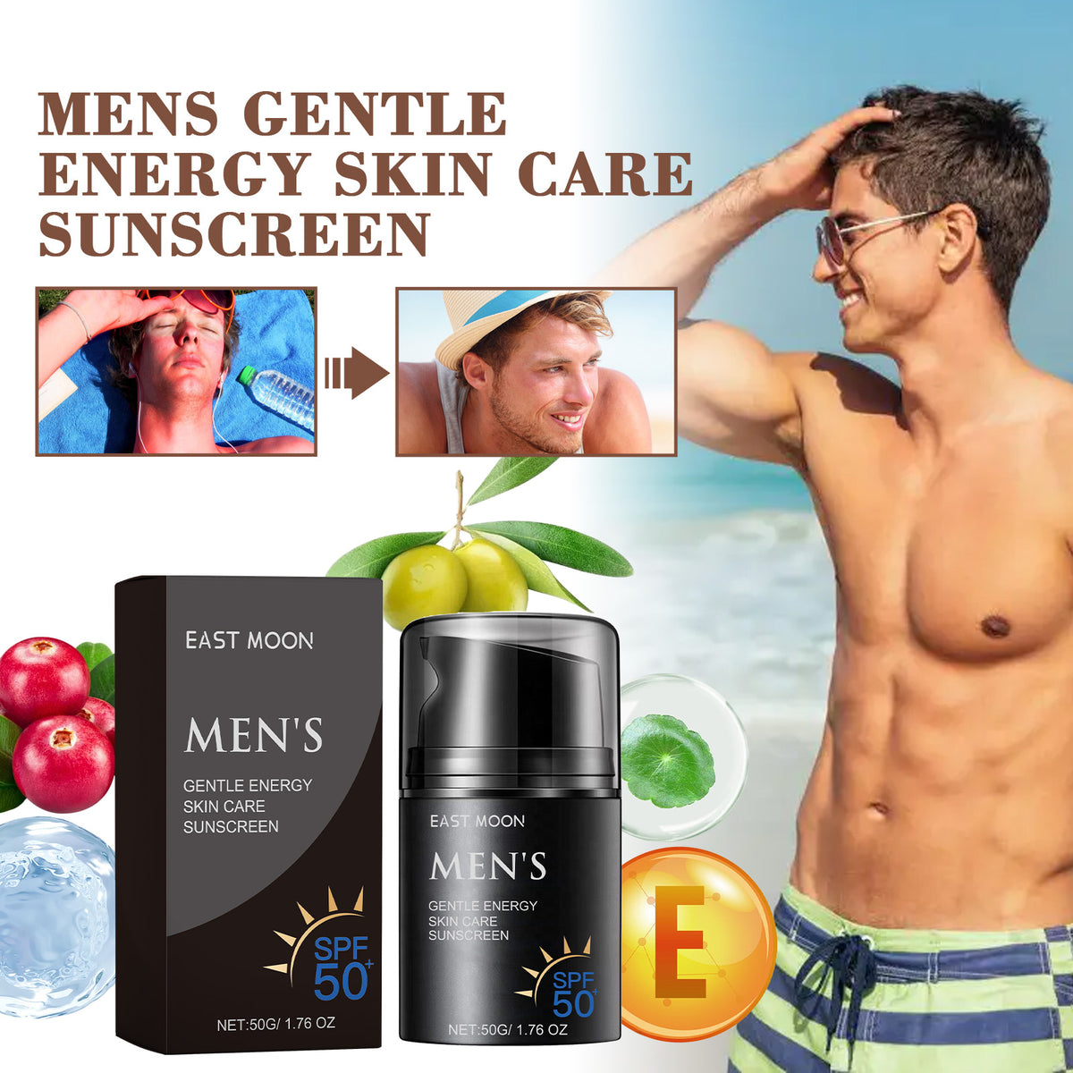 Enhanced Sunscreen for Men