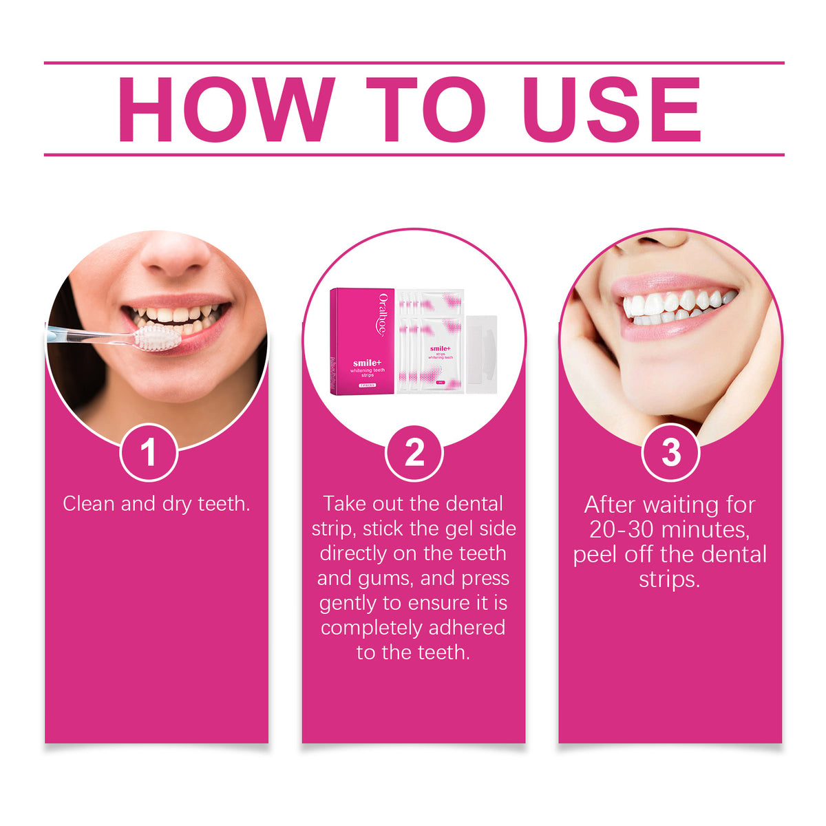 Portable Teeth Whitening Strips for Men