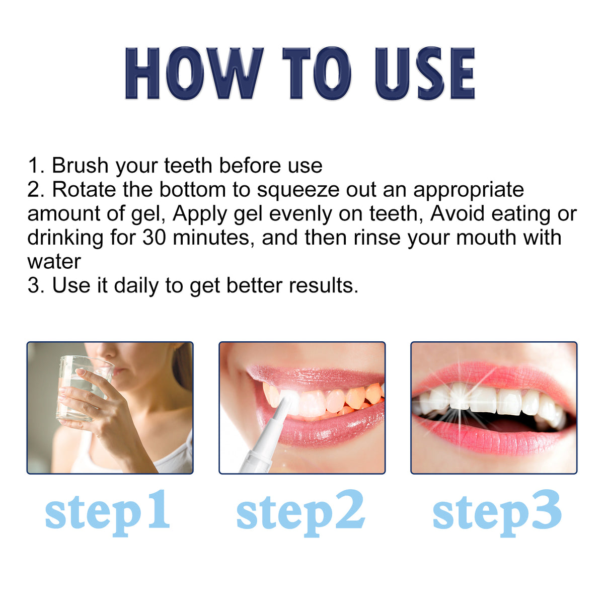 Premium Teeth Whitening Pen for Men