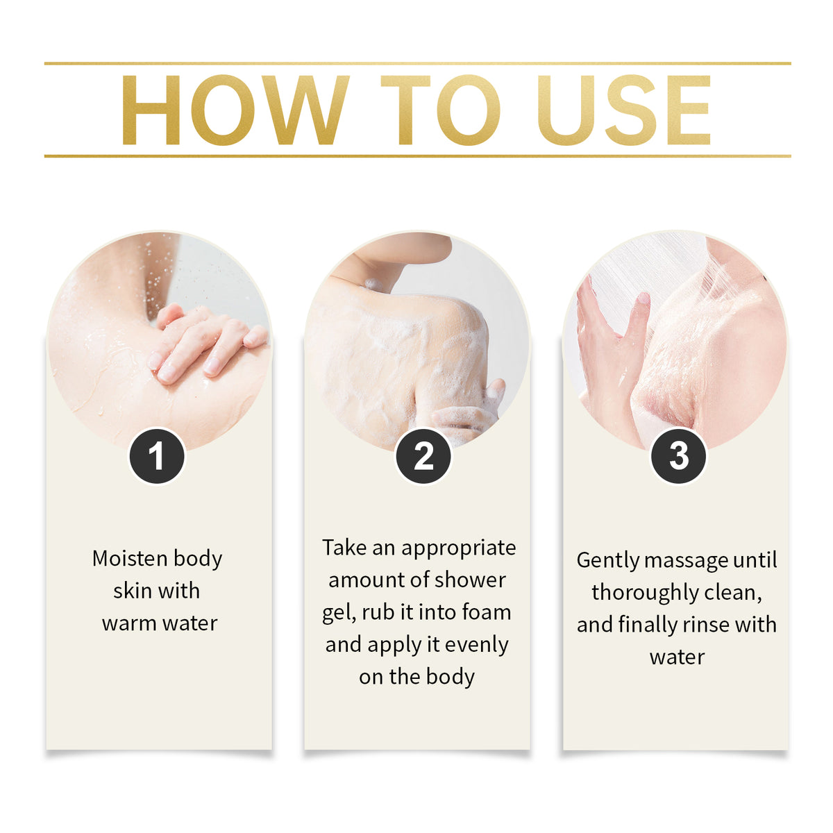 Gold Collagen Men's Body Wash
