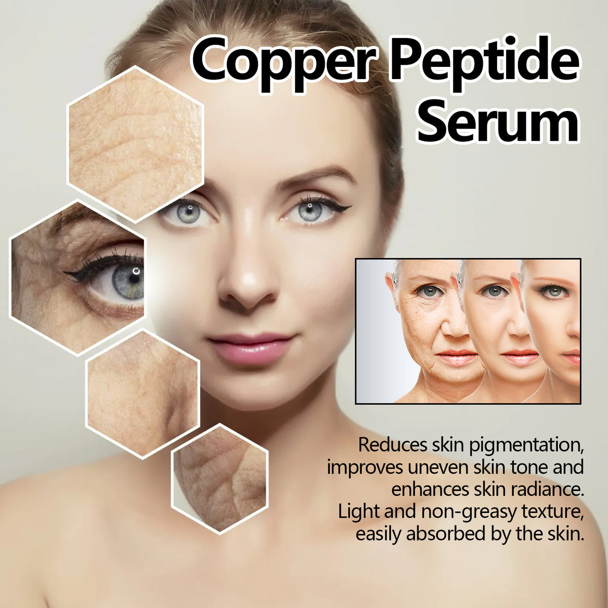 Copper Peptide Anti-Aging Serum for Men